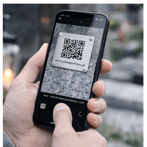 Skanowanie tabliczki QR telefonem